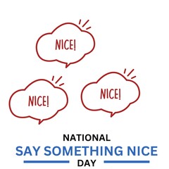 national say something nice day