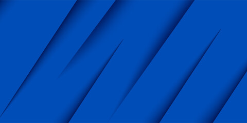 Modern abstract blue background with diagonal line. Simple graphic design element. Futuristic concept. Horizontal banner template with space for your text. Vector illustration gradient blue