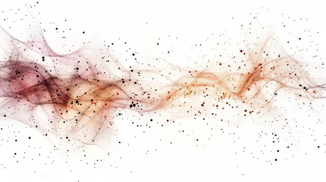 A scatter plot mapping data points to analyze correlations and patterns
