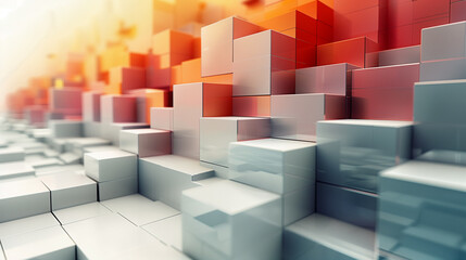 Abstract 3D Business Background.