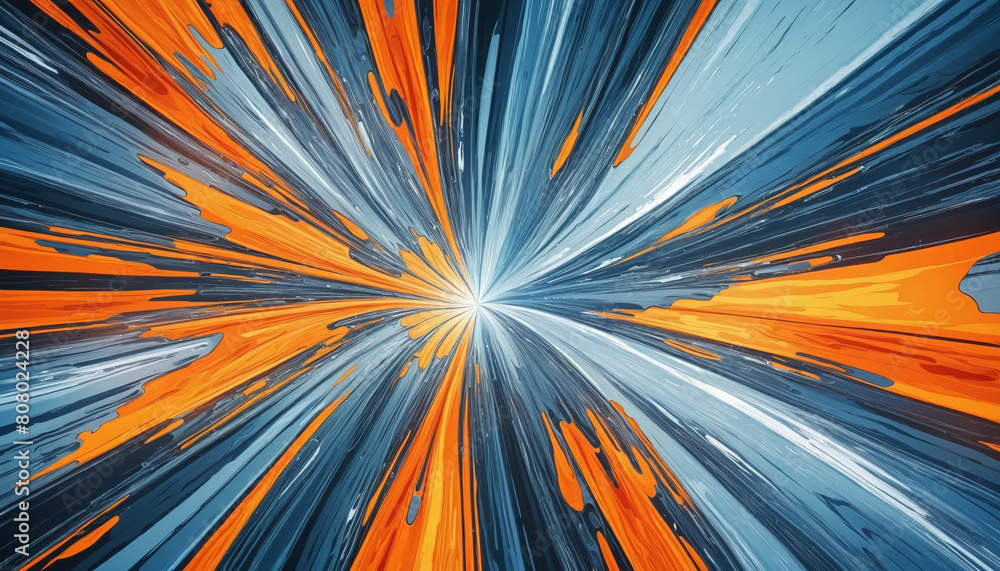 Fototapete creating a generative ai design with negative space and a white border, incorporating elements of ab
