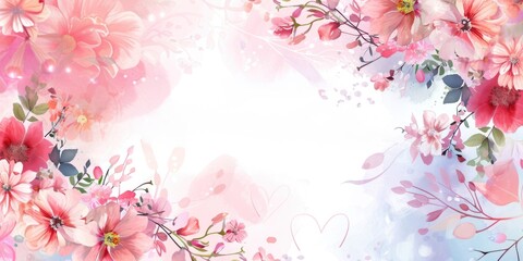 Fototapeta premium mother's day concept card design, ai