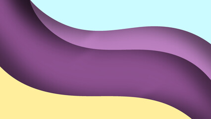 Abstract papercut colorfull background banner