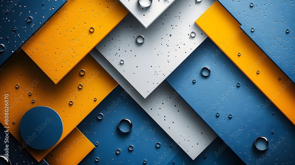 Aufkleber vibrant geometric abstraction for captivating website backdrops and ui design