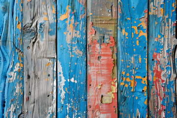 Wooden texture with paint residues 