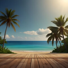 Fototapeta premium summer-themed background