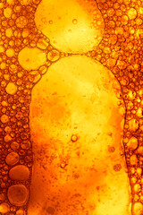 Yellow drink bubble texture close-up,Beer Background Ice Cold Pint With Water Drops Condensation,Golden yellow water drops. Nature collection.