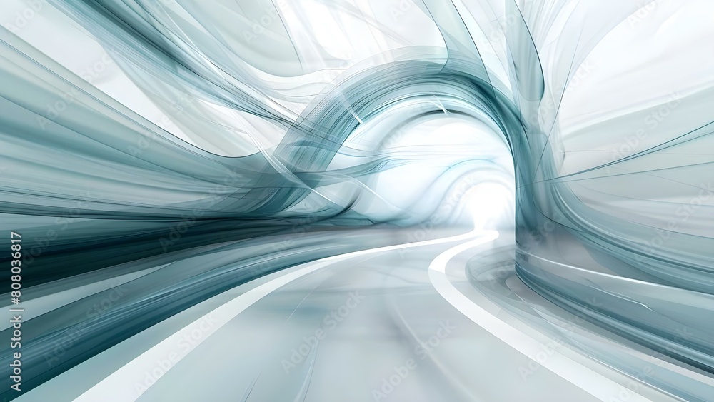 Aufkleber discover light gray abstract tech background with futuristic aesthetics for web. concept abstract ar