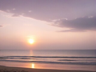 Obraz premium sunset over the sea