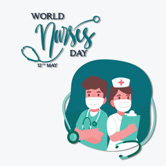 illustration for national nurses week celebration post for social media