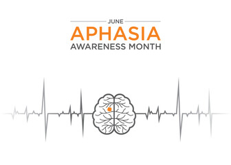 Aphasia Awareness Month in June raises understanding about the communication disorder caused by brain damage, fostering support and advocacy for affected individuals and their caregivers.