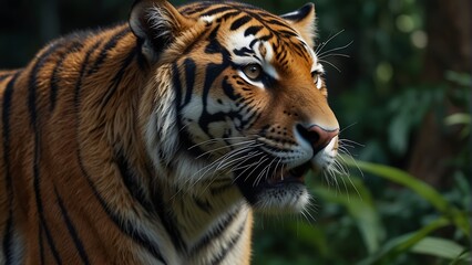 Fototapeta premium Majestic Guardians Protecting Tigers' Legacy
