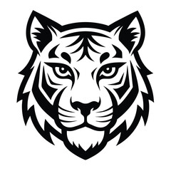 Fototapeta premium Fierce Black Jaguar logo Mascot Clipart illustration