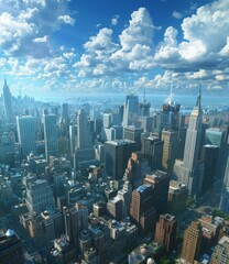 A Breathtaking View of the New York City Skyline