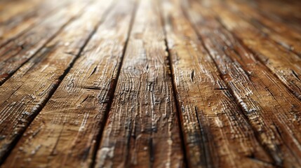 Close-Up of a Scratched Wooden Floor, Highlighting Rich Textures and Deep Colors for Design Use.