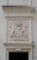 Renaissance castle of  Azay-Le-Rideau, France. Built in the 16th century and enlarged in the 19th century. Renaissance style.