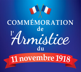 COMMEMORATION ARMISTICE 11 NOVEMBRE 1918 - V1