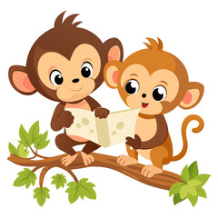 Jungle Junior: Playful Monkey Adventure