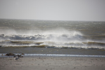 Namibia Atlantic coast on a sunny autumn day