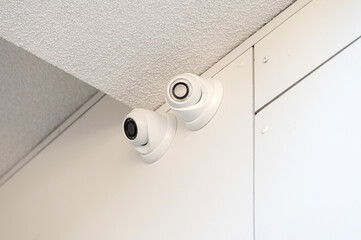 Dome outdoor surveillance cameras
