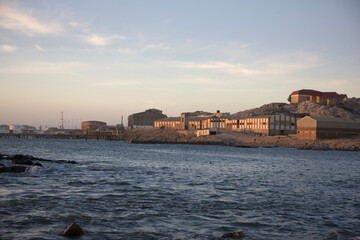 Fototapeta premium Namibia Luderitz view on a sunny autumn day