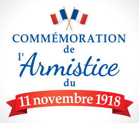 COMMEMORATION ARMISTICE 11 NOVEMBRE 1918 - V2
