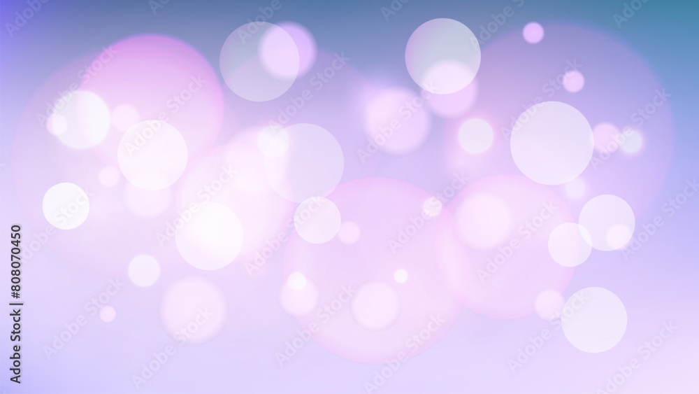 Poster bokeh lights. blurred circle shapes. abstract light effect. vector illustration.
