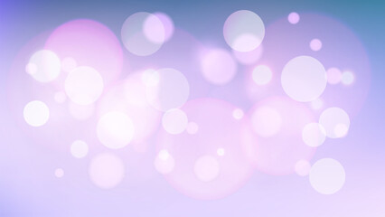 Bokeh lights. Blurred circle shapes. Abstract light effect. Vector illustration.