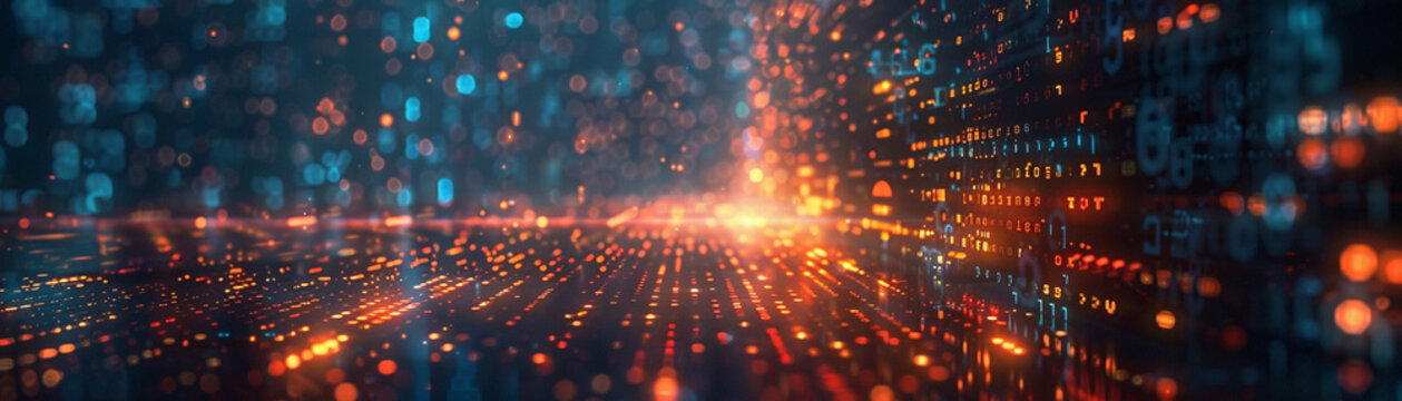 Machine learning applications in modern automation, AI algorithms at work in a tech environment