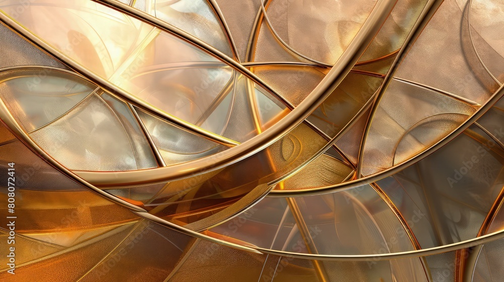 Poster a abstract compositions of interconnecting geometric lines abstract background