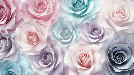 Add a touch elegance to you beautiful pastel colorful flower abstract background  