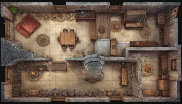 dungeons and dragons top down battlemaps medieval fantasy map dnd