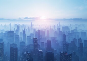 Fototapeta premium A Metropolis of the Future