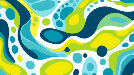 Naklejka premium yellow green blue and white funky texture design abstract geometric pattern graphics poster background