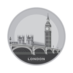 Big Ben London vector illustration, perfect for t shirt design