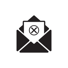 alert message icon , report mail icon vector