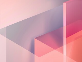 Ethereal gradients meet geometric simplicity for a serene abstract minimalist background, perfect for contemplation