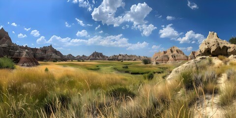 Exploring the Fossil-Rich Badlands National Park in South Dakota. Concept Exploring, Fossil Hunting, Badlands National Park, South Dakota, Adventure Travel