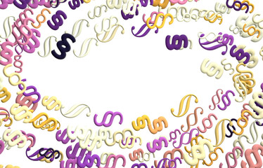 Symbol of Law and Justice - Paragraph / 3d section sign