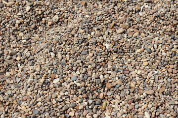 Panorama of Gray gravel floor texture and background seamless