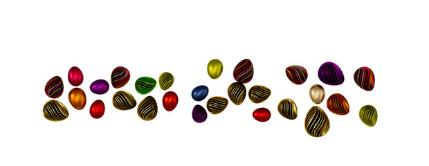 colorful easter eggs