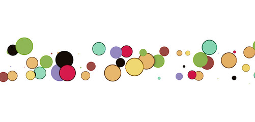  Colorful confetti on white background