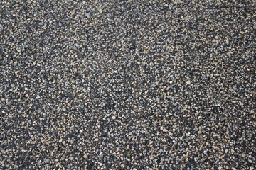 Panorama of Gray gravel floor texture and background seamless