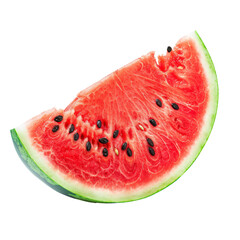 Watermelon isolated on transparent background png file
