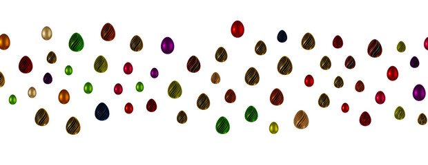 colorful easter eggs