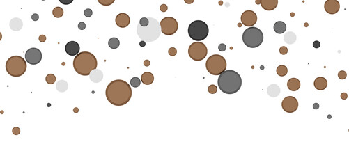 Multicolor confetti abstract background with a lot of falling pieces, isolated on a white background. Festive decorative tinsel element for design