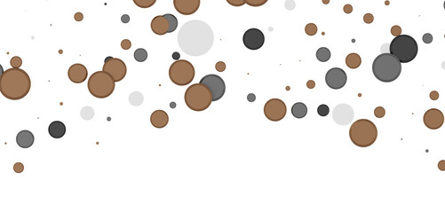  Colorful confetti on white background