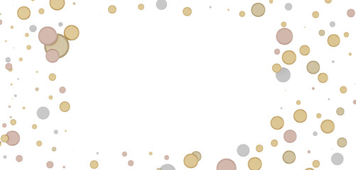 Enchanting Delight: Spectacular 3D Illustration Showcasing Enchanting gold Confetti