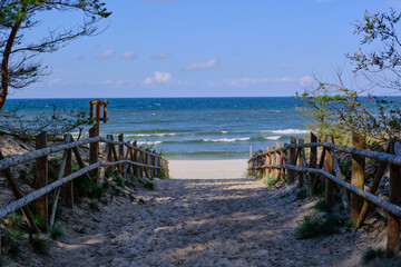 Baltic Sea coast near Dębki
