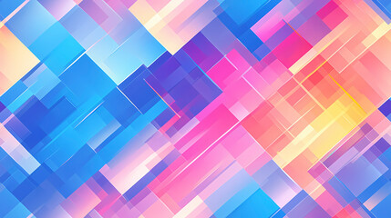 Obraz premium abstract background with blue and pink rectangles. vector illustration.